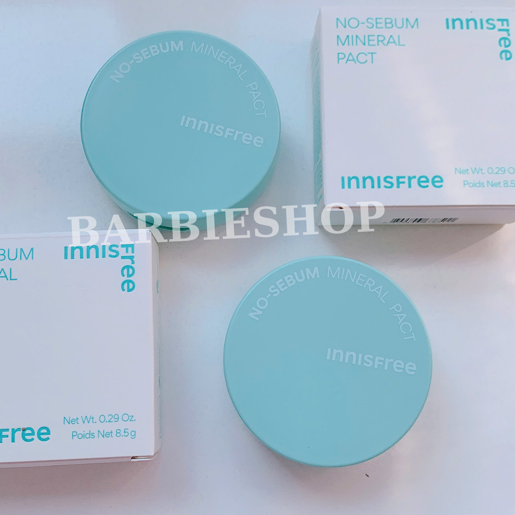 Phấn phủ nén Innisfree Pore Blur - No Sebum Mineral Pact (NEW)