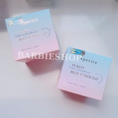 Toner Pad Tinh Khiết Cấp Ẩm Dịu Da Aperire Purity Blue Moisture and Calming Toner Pad 140ml (70 miếng)