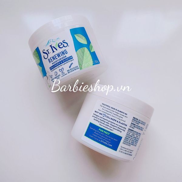 Kem Dưỡng Ẩm St.Ives Renewing Collagen& Elastin 283g