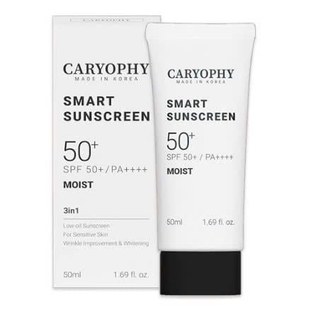 Kem Chống Nắng Caryophy Smart Sunscreen Tone Up - Smart Moist Sunscreen SPF50+/Pa+++ 50ml