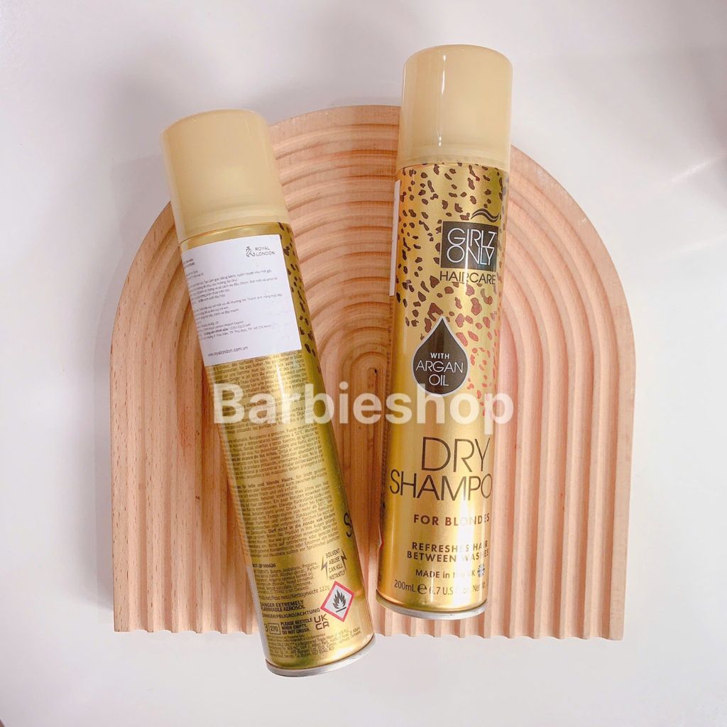 Dầu Gội Khô Dry Shampoo Girlz Only Party Nights 200ml, 100ml