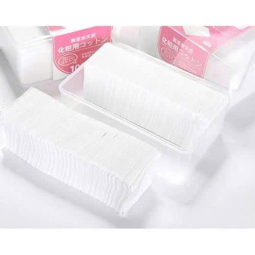 Hộp Bông Tẩy Trang Miniso 180 Miếng Và 1000 Miếng Nhật Bản