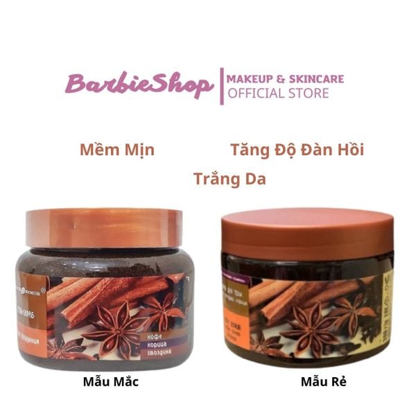 Tẩy Tế Bào Chết Body Từ Cây Quế Hồi & Cafe 380g