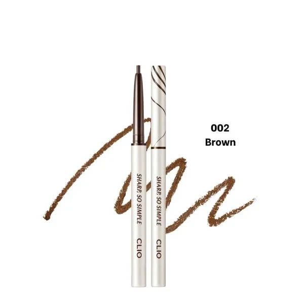 Kẻ Mắt Dạng Sáp Clio Sharp, So Simple Waterproof Pencil Liner (Màu Đen + Màu Nâu)