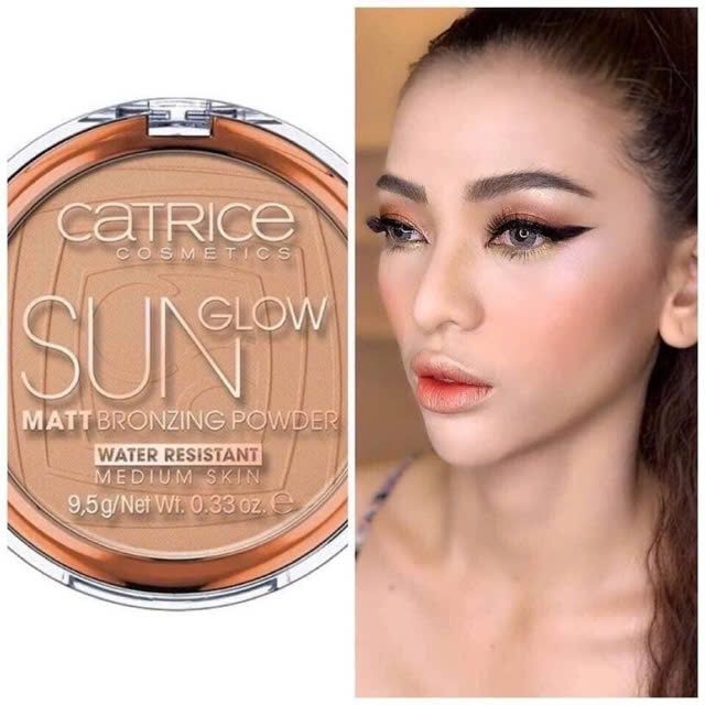 Phấn Tạo Khối Catrice Sun Glow Matt Bronzing Powder Darker Skin