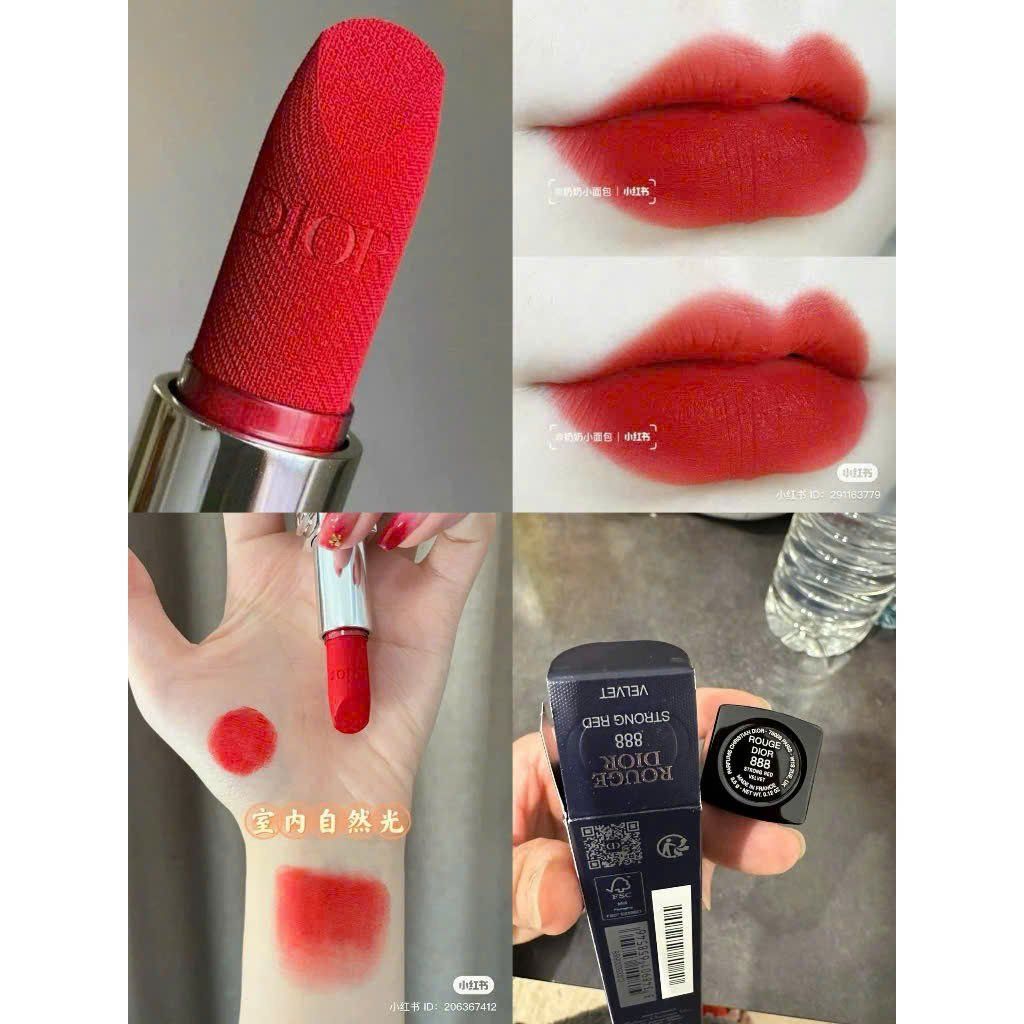 [MẪU MỚI] SON DIOR ROUGE VELVET FINISH FULLSIZE NẮP NAM CHÂM
