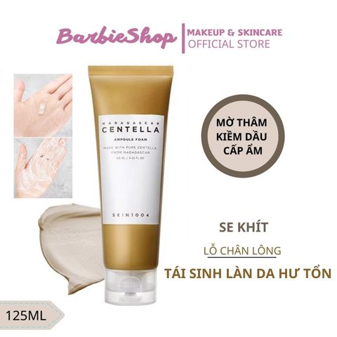 Sữa Rữa Mặt Chiết Xuất Rau Má Skin1004 Madagascar Centella Ampoule Foam 125ml