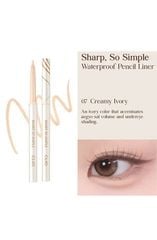 Kẻ Mắt Dạng Sáp Clio Sharp, So Simple Waterproof Pencil Liner (Màu Đen + Màu Nâu)