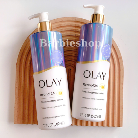 [Bản Mỹ] Dưỡng Thể Olay Body Retinol24 Body Lotion 502ml