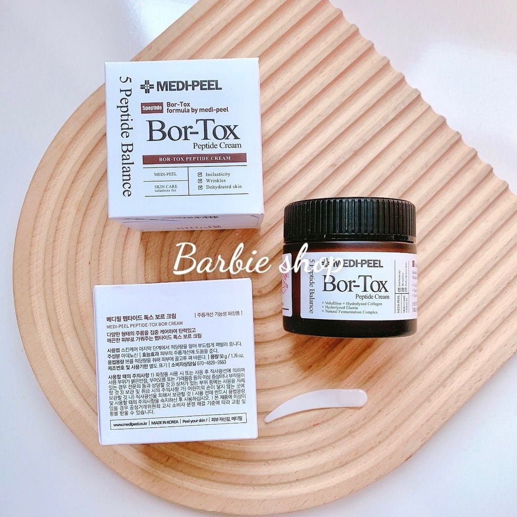 Kem Dưỡng Medi Peel Bor Tox Peptide Cream 50g - Serum 30ml