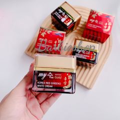 Kem Sâm Ngăn Ngừa Lão Hóa Làm Sáng Da My Gold Korea Red Ginseng Aqua Wrinkle & Whitening Cream 50ml