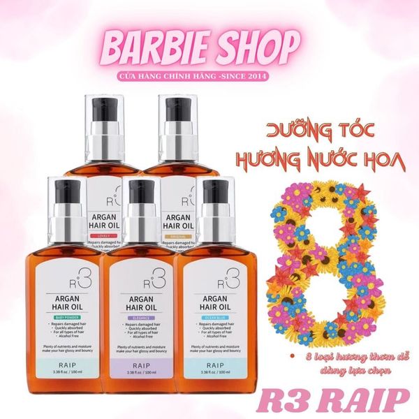 Dầu Dưỡng Tóc Argan Raip R3 Argan Hair Oil - 100ml