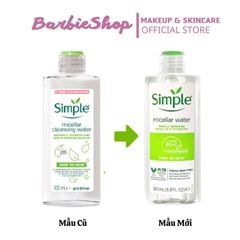 [Mẫu Mới] Nước Tẩy Trang Lành Tính Simple Kind To Skin Micellar Cleansing Water 200ml