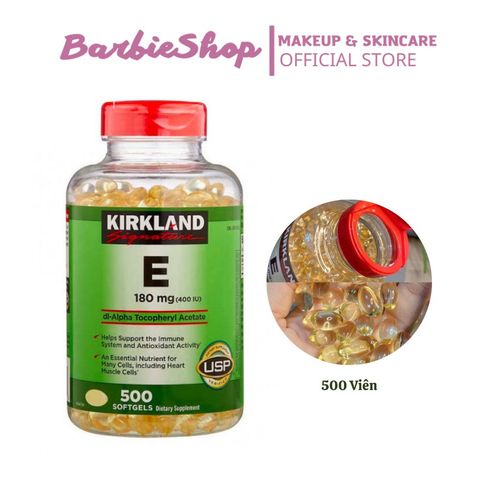 Viên Uống Kirkland Vitamin E 400 IU 500 Viên