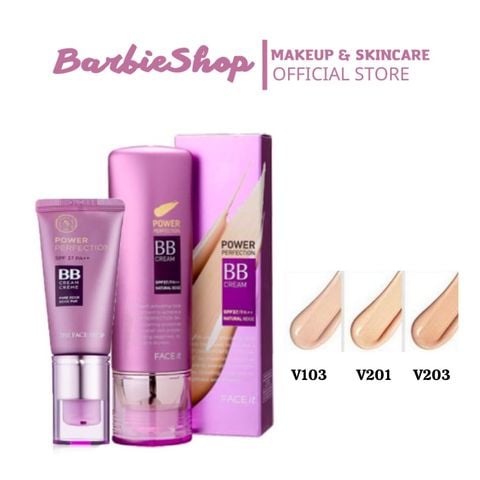 Kem Nền Bb Cream Power The Face Shop 20g 40g Tím