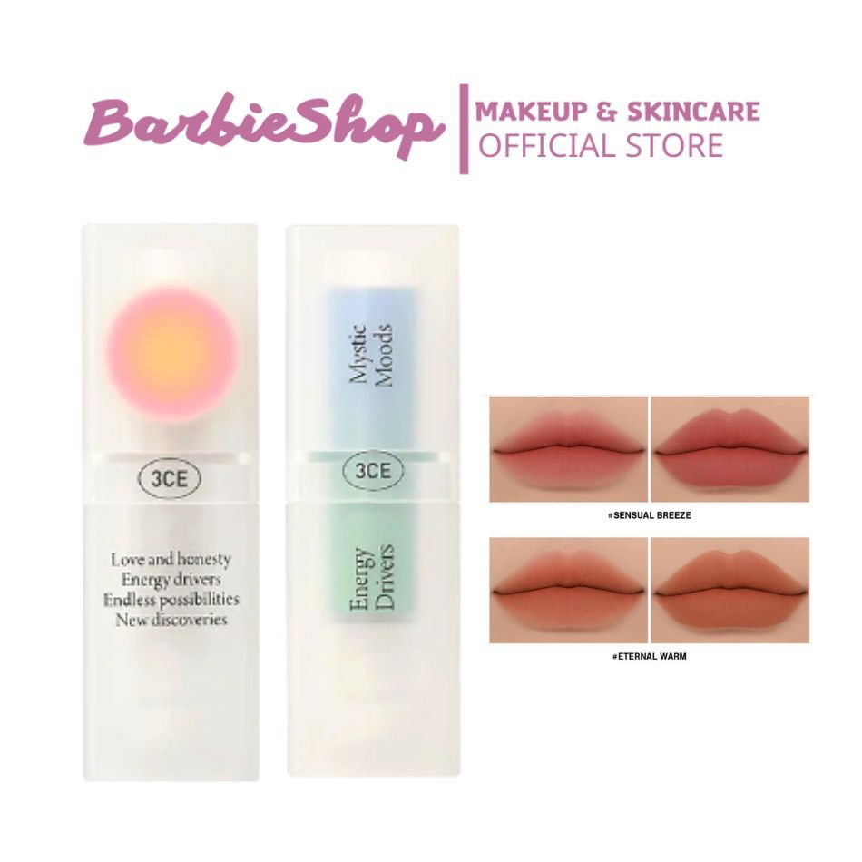 [Mystic Moods] - Son Thỏi 3CE Soft Matte Lipstick Energy Drivers