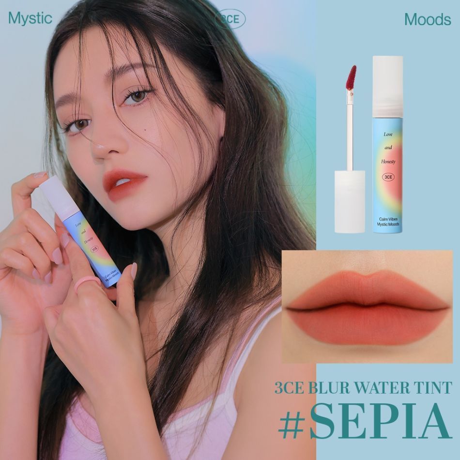 (Mystic Mood) Son Kem Lì 3CE Blur Water Tint Mystic Moods Energy Drivers ( Phiên Bản Giới Hạn )