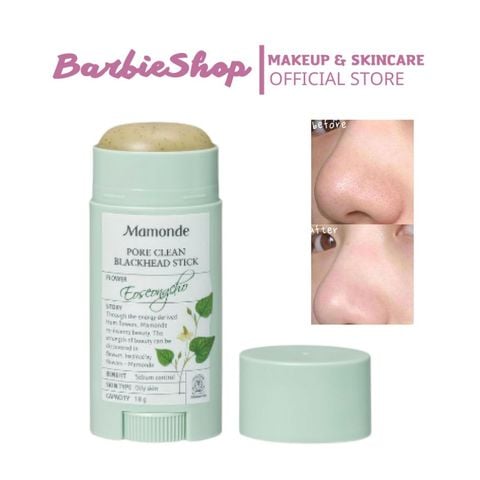 Thanh Lăn Làm Giảm Mụn Đầu Đen Mamonde Pore Clean Blackhead Stick 18g