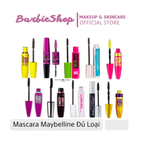 Mascara Maybelline Đủ Dòng