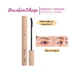 Mascara Làm Dày Và Cong Mi 3CE Waterproof Long & Curl - Black