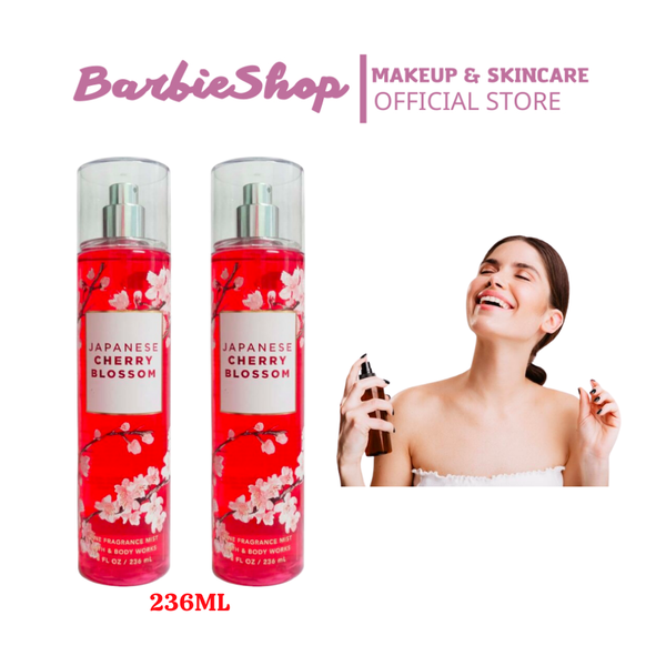 ( BODY MIST ) Xịt Thơm Toàn Thân Hoa Anh Đào Bath & Body Works Fine Fragrance Mist – Japanese Cherry Blossom (236ml)