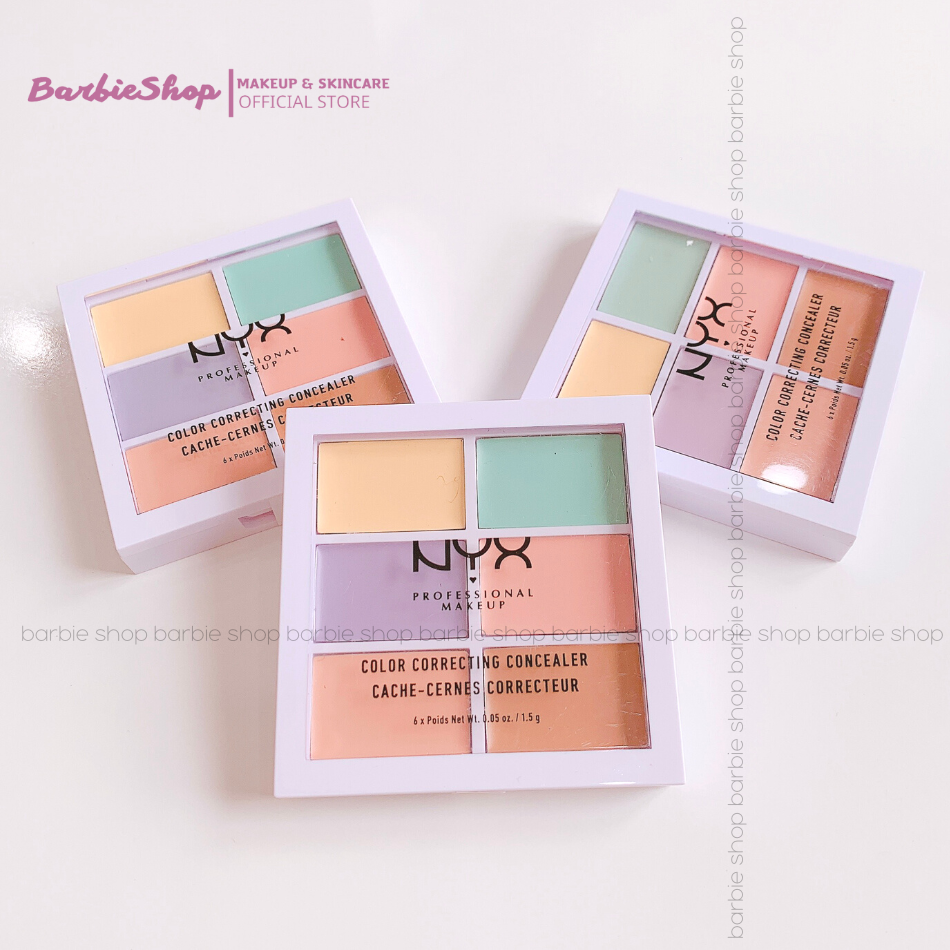 Bảng Che Khuyết Điểm Triệt Sắc 6 Ô NYX Color Correcting Concealer