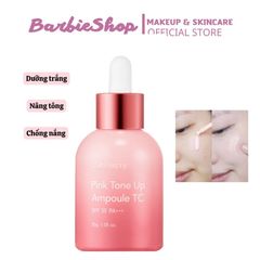 SERUM DƯỠNG TRẮNG CĂNG BÓNG NÂNG TONE CELLAPY PINK TONE UP AMPOULE SPF50+ PA+++ (30ML)