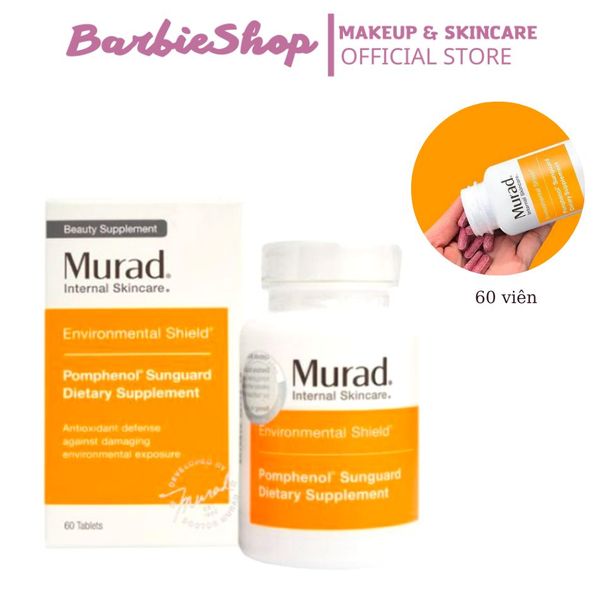 Viên Uống Chống Nắng Nội Sinh Murad POMPHENOL SUNGUARD DIETARY SUPPLEMENT 60 Viên