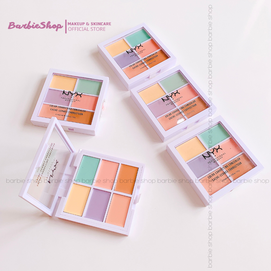 Bảng Che Khuyết Điểm Triệt Sắc 6 Ô NYX Color Correcting Concealer