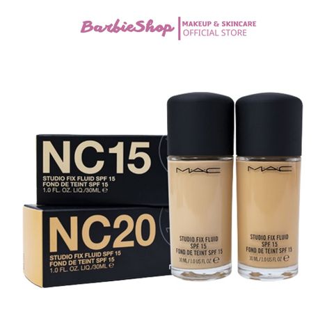 Kem Nền Mac Studio Fix Fluid Tone 15, Tone 20, Tone 25