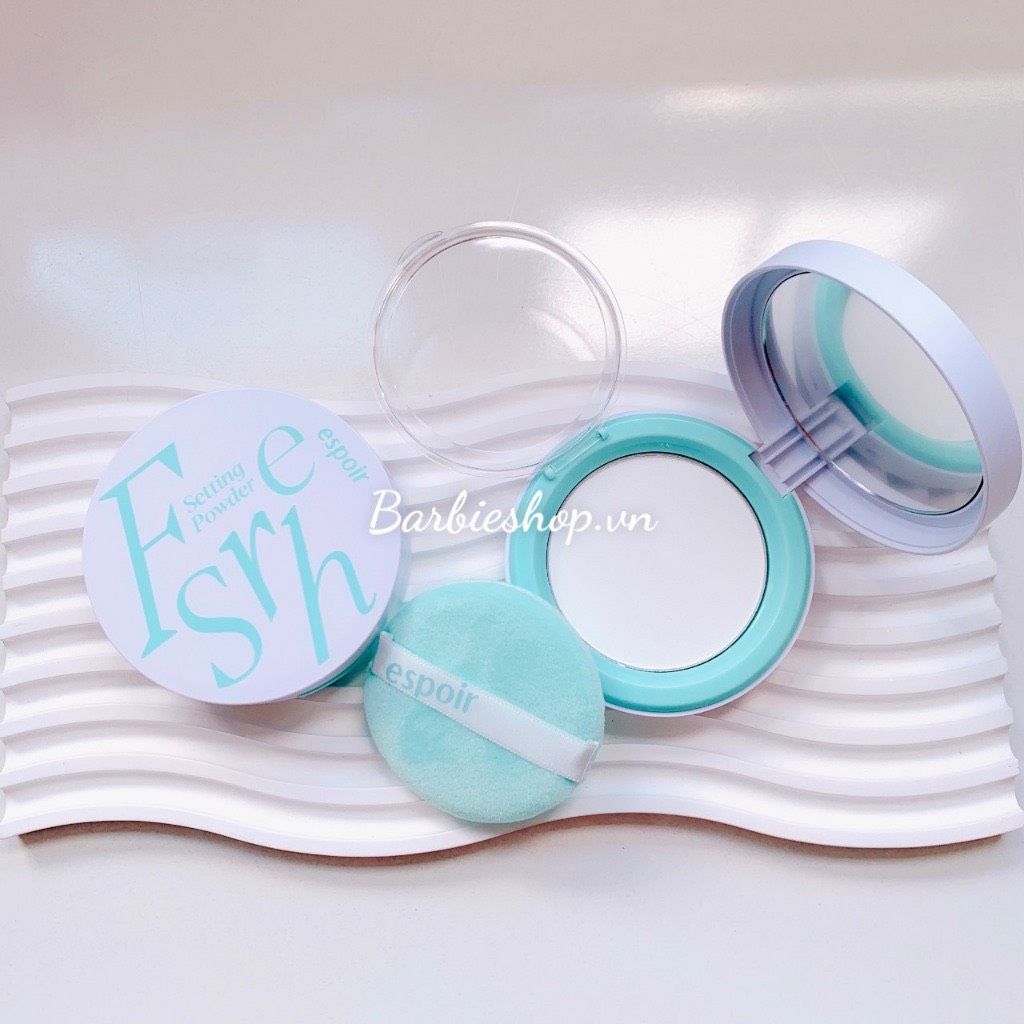 Phấn Phủ Kiềm Dầu Espoir Fresh Setting Powder Chữ Xanh (Mẫu Mới)