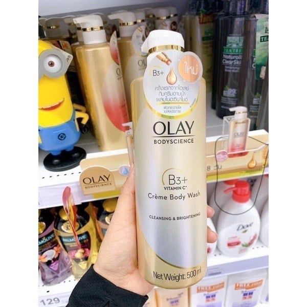 Sữa Tắm Trắng Da Olay B3 Peptide + Vitamin C 500ml (Bản Trung + Thái)