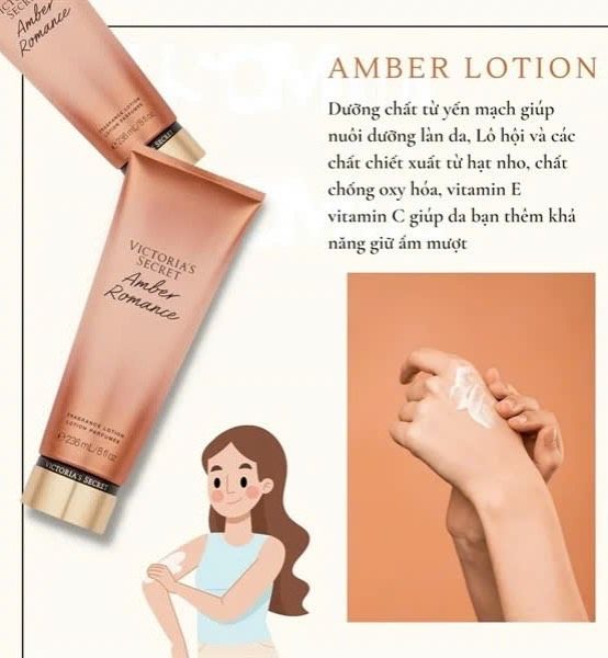 Dưỡng Thể Victoria's Secret Fragrance Lotion Amber Romance 236ml
