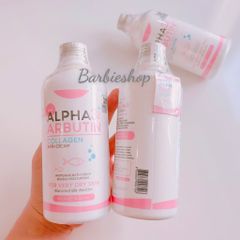 Sữa Tắm Trắng Da Alpha Arbutin 3+ Plus Collagen Bath Cream 350ml - Thái Lan