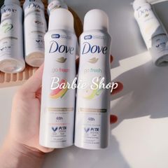 Xịt Khử Mùi Dove Go Fesh 150ml - 250ml