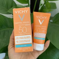 Kem Chống Nắng Cho Da Dầu, Không Nhờn Rít Vichy Capital Soleil Emulsion Toucher Anti Shine