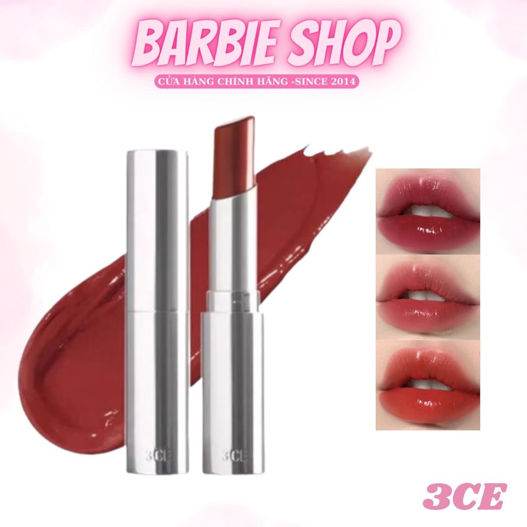 Son Thỏi Dưỡng Ẩm Môi 3CE Glow Lip Color - 3g