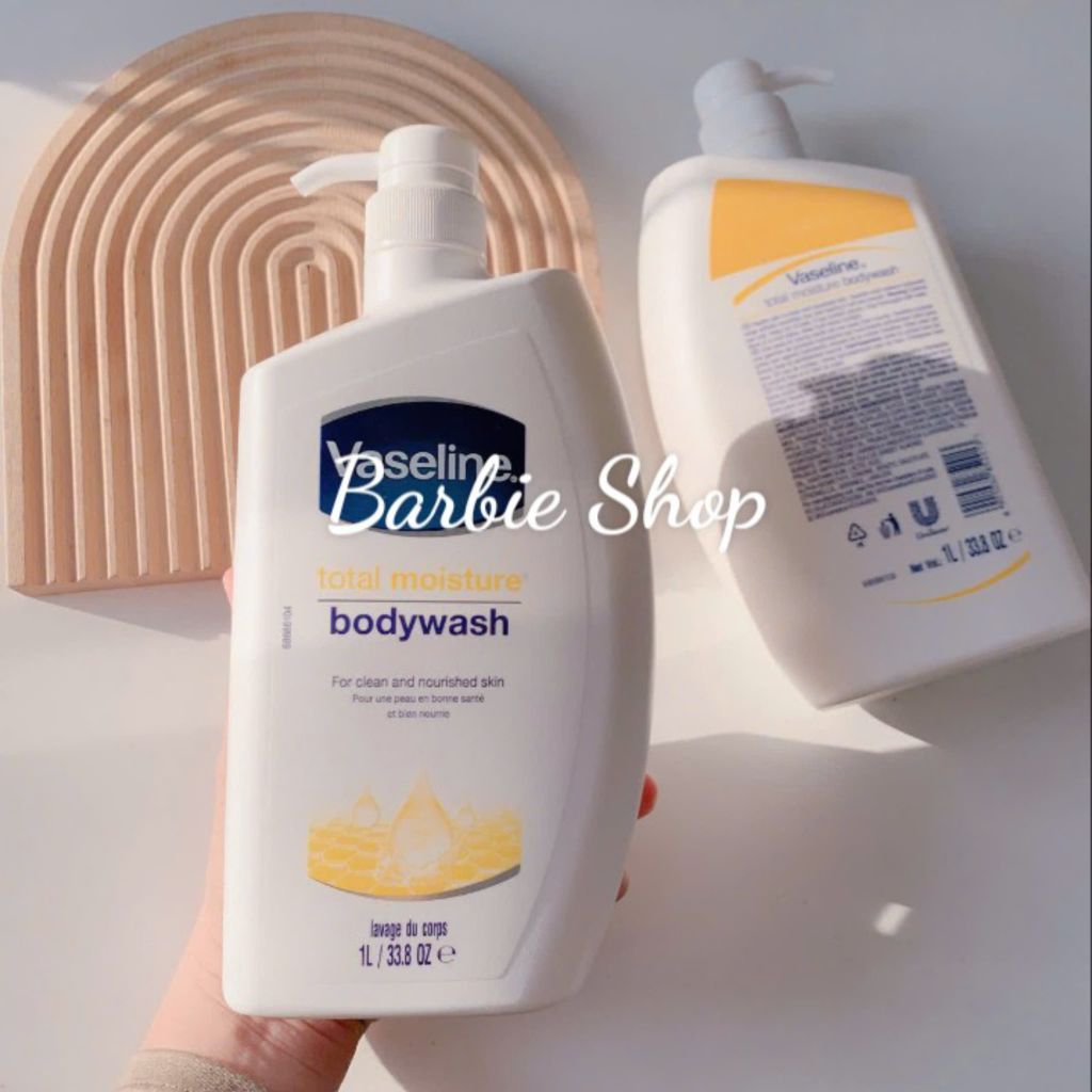 Sữa Tắm Dưỡng Ẩm Vaseline Total Moisture 1L