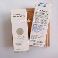 Bộ Dầu Gội Xả Voudioty Keratin X9 Biotin & Collagen 500ml -1000ml