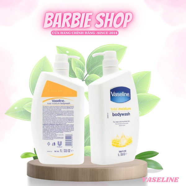 Sữa Tắm Dưỡng Ẩm Vaseline Total Moisture 1L