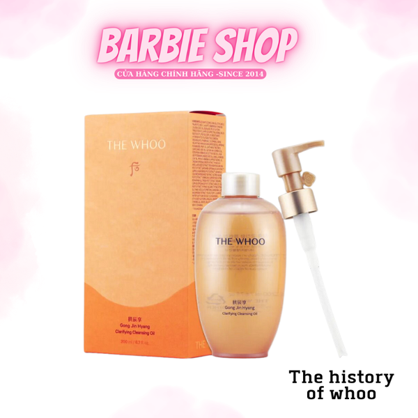 Tem LG Dầu Tẩy Trang The Whoo Clarifying Cleansing Oil 200ml