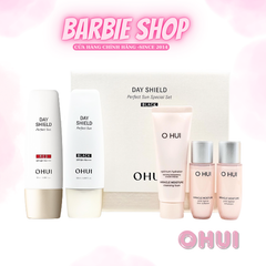 [ Tem LG ] Set Kem Chống Nắng Ohui Day Shield Perfect Sun Black - Red Special Set