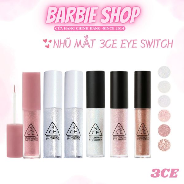 Nhũ Mắt 3CE Eye Switch ( #PINK SHEEN, #ICY WHITE, #STARRY BLUE )