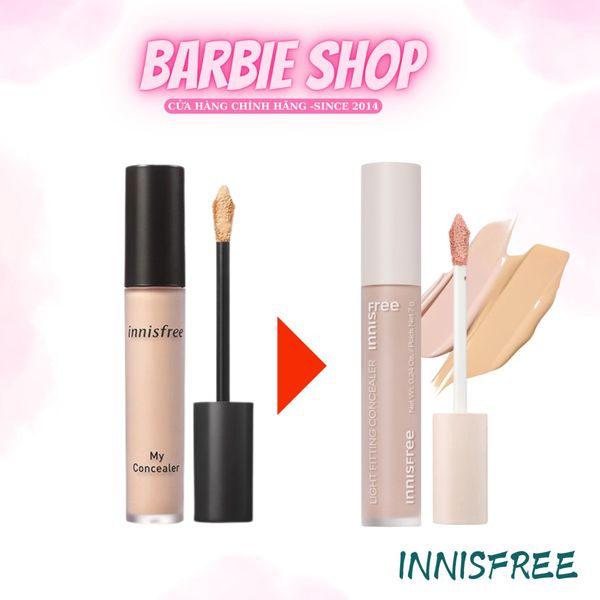 Kem Che Khuyết Điểm Innisfree Light Fitting Concealer 7g