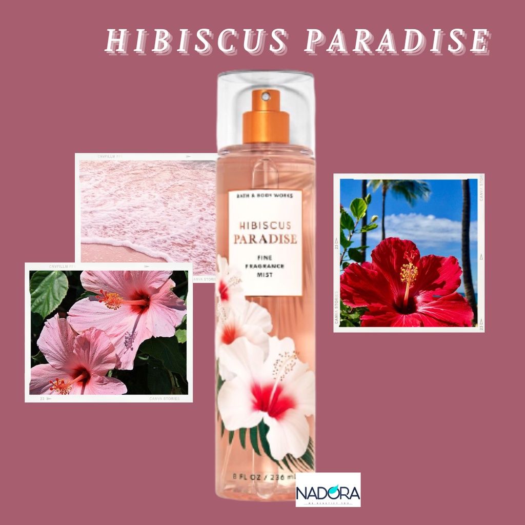 Xịt Thơm Bath & Body Works Hibiscus Paradise Fine Fragrance Mist