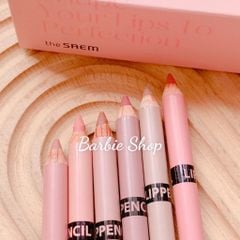 Chì Kẻ Viền Môi The Saem Cover Perfection Lip Pencil 2g [KÈM ĐỒ GỌT]