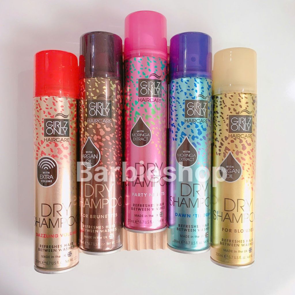 Dầu Gội Khô Dry Shampoo Girlz Only Party Nights 200ml, 100ml