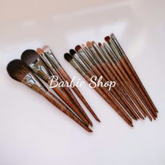 Bộ Cọ Trang Điểm 22 Cây - 14 Cây Thân Gỗ Lông Thú