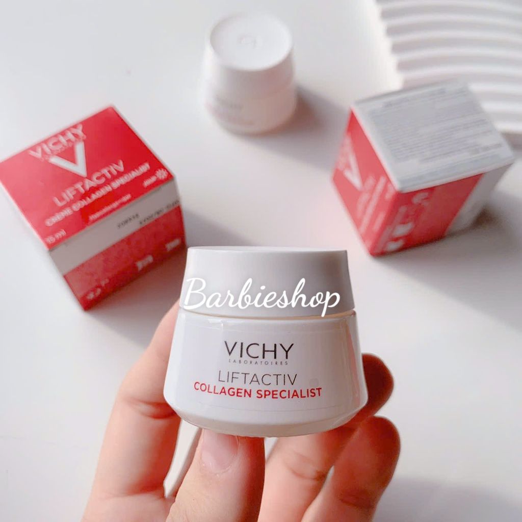Kem Dưỡng Vichy Liftactiv Collagen Specialist Ngừa Lão Hóa, Săn Chắc Da Ban Ngày 15ml