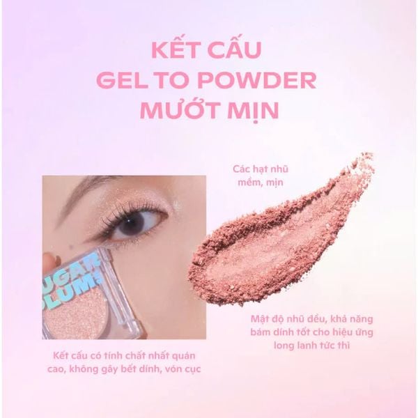 Nhũ Mắt Lấp Lánh Ofelia Sugarplum Pixie Bae Glitter Eyeshadow Ofélia 2.5g